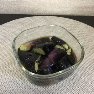 簡単！！麺つゆで揚げ茄子の煮びたし